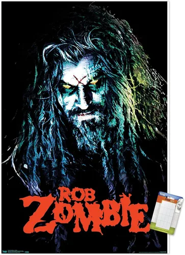 Miniatura 9 de Rob Zombie - Póster de pared HellBilly de 34 pulgadas de largo x 22.4 pulgadas de ancho, versión sin marco