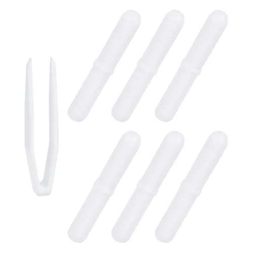 Miniatura 16 de PATIKIL Barra agitadora magnética, 0.315 x 0.118 in, 6 piezas de PTFE magnético, barra mezcladora magnética para vaso de precipitados de fondo