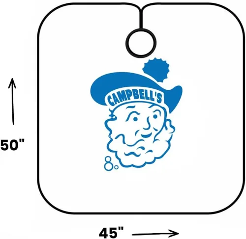 Miniatura 6 de Campbell's Paño de algodón para peluqueros y estilistas, Blanco