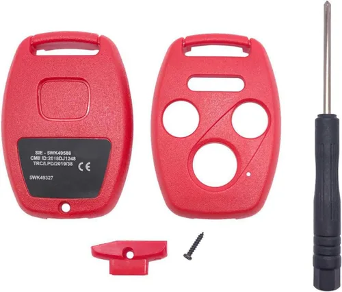 Miniatura 9 de Horande Funda de reemplazo para llavero de entrada sin llave compatible con Honda Accord 2003-2015 Civic 2005-2013 CR-V Pilot Ridgeline CR-Z Fit