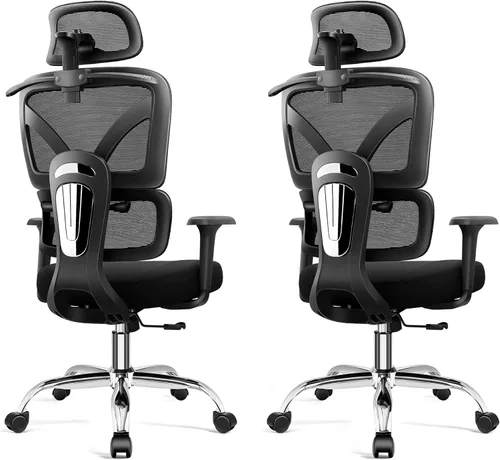 Miniatura 21 de Ergonomic Office Desk Chair, Breathable Mesh Office Chair with Lumbar Support, Computer Desk Chairs Comfy for Home Office, Work, Study, 300LBS