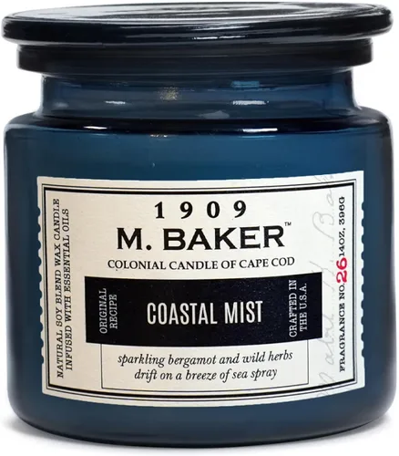 Miniatura 23 de Vela Colonial de frasco con aroma a rosa mosqueta y hortensia Vela de 2 mechas de cera de soja natural para el hogar Vela relajante de 7-Gris