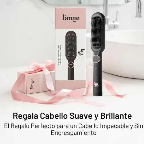 Miniatura 7 de L'ANGE HAIR Smooth-It Alisador de Peine Caliente 2 en 1 Peine Alisador Digital con Control Térmico Ajustable Tecnología Iónica para Peinar sin