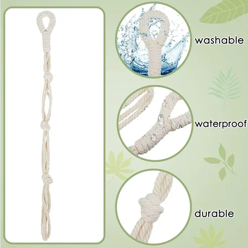 Miniatura 3 de Extensores conectables para colgar plantas, extensor de cuerda duradera para macetas, baños de pájaros, adornos decorativos, extensor de gancho