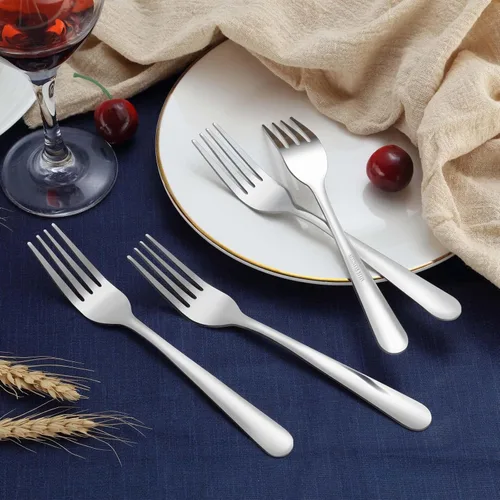 Miniatura 5 de 24-Piece Dinner Forks Set - 7.1 Inches Stainless Steel Forks Silverware, Durable Table Forks Set, Use for Home, Kitchen and Restaurant - Mirror