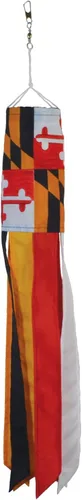 Miniatura 38 de In the Breeze 5110 Virginia State Flag Windsock, 18 pulgadas