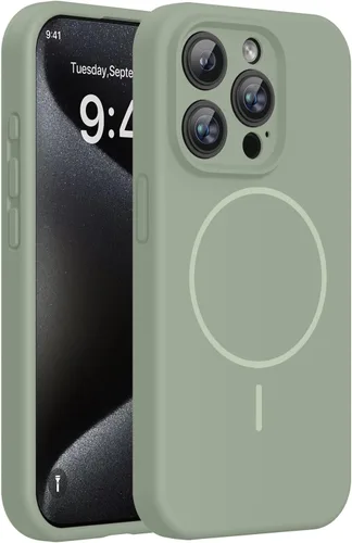 Miniatura 213 de Miracase Funda diseñada para iPhone 13, con protector de pantalla de vidrio templado, forro de microfibra suave antiarañazos, funda de goma