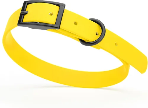 Miniatura 81 de Dogline Biothane - Collar impermeable para perro con hebilla de liberación rápida, resistente cincha de nailon recubierta con resistente y a prueba