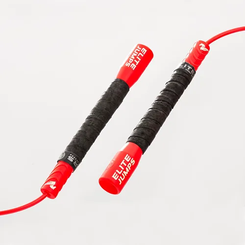 Miniatura 3 de Elite Jumps The Freestyle Rope - Cuerdas de salto de PVC para fitness, cuerdas de salto para adultos de primera calidad para fitness, cuerda de Rojo