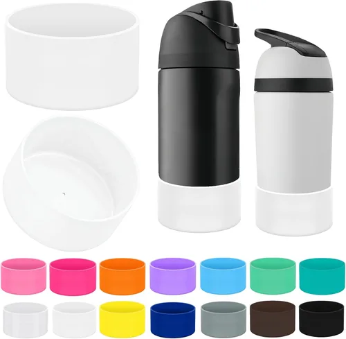 Miniatura 19 de 2 botas protectoras de silicona compatibles con Owala Kids de 16 onzas y 14 onzas, accesorios para 12 onzas, antideslizantes, resistentes a