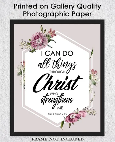 Miniatura 5 de I Can Do All Things Through Filipenses 4:13 - Versículos inspiradores de la Biblia, citas positivas de las escrituras cristianas, versículos