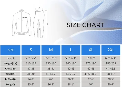 Miniatura 7 de Conjunto de ropa de ciclismo para hombre, manga larga, kit de jersey y pantalones de ciclismo MTB Road Bike Ciclista