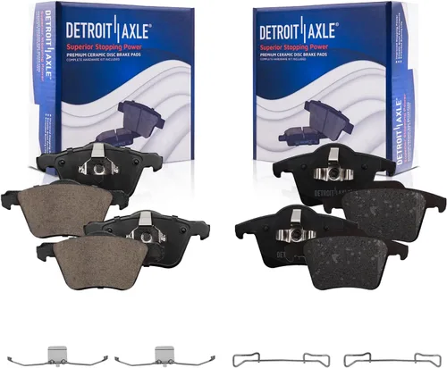 Miniatura 118 de Detroit Axle - Pastillas de Freno Delantero para Mercedes- Benz C230 C250 C300 SLK250, Pastillas de Freno Cerámica w/Reemplazo de Hardware
