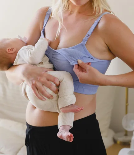 Miniatura 34 de Kindred Bravely Sublime Pumping Bra Hands Free, Adjustable Pumping & Nursing Bra with EasyClip for All Breast Pumps