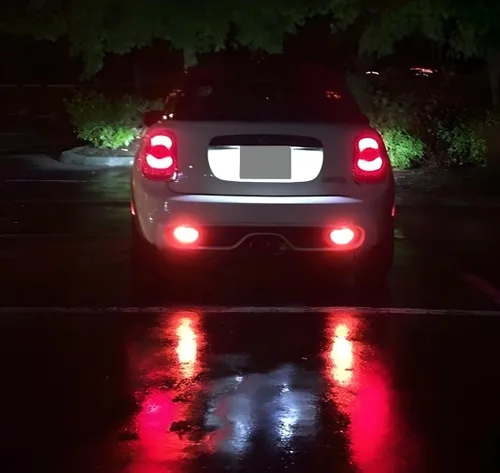 Miniatura 3 de iJDMTOY Kit de habilitación de lámpara antiniebla trasera LED compatible con MINI Cooper R56 R57 R58 F59 F55 F56 F57, incluye (1) bombilla LED
