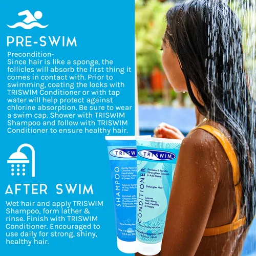 Miniatura 5 de TRISWIM Set de regalo de champú y acondicionador Chlorine Out