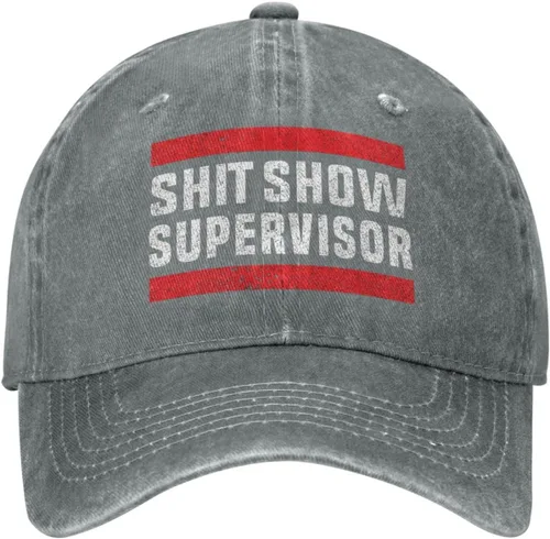 Miniatura 19 de Shit Show Supervisor Hat para mujer, gorra de béisbol vintage