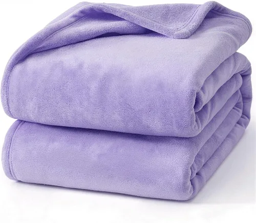Miniatura 36 de Hansleep Manta de forro polar para sofá beige, súper suave manta de franela esponjosa y acogedora para todas las estaciones, beige, manta de 50x60