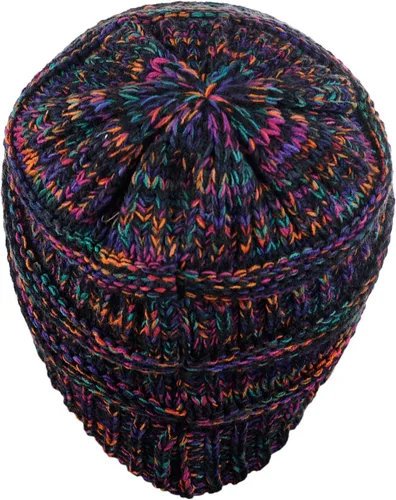 Miniatura 565 de C.C Trendy Warm Chunky Soft Stretch Cable Knit Beanie