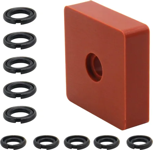 (5+5 juegos) Anillos de retención de llave de impacto de 3/8 pulgadas y 1/2 pulgadas con junta tórica, apto para llave eléctrica/neumática, incluye