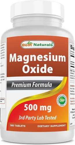 Miniatura 8 de Best Naturals Gluconato de magnesio (35 mg de magnesio elemental de 600 mg de gluconato de magnesio) 180 comprimidos