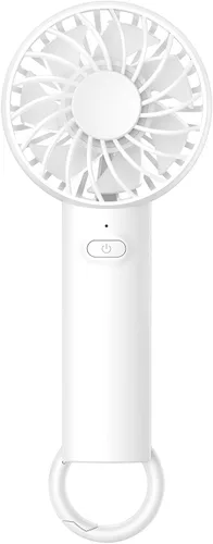 Miniatura 8 de Lamicall Mini ventilador portátil, ventilador de mano de 3 velocidades, ventilador personal recargable, secadora de pestañas de maquillaje