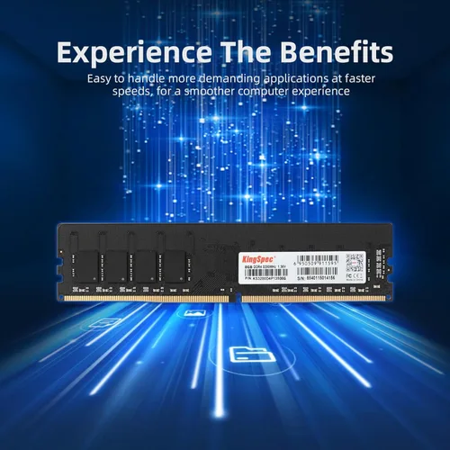 Miniatura 4 de KingSpec Memoria RAM DDR4 de 16 GB (2 x 8 GB) y 3200 MHz para escritorio, enchufar y usar, uso doméstico y de oficina, versión estándar, memoria