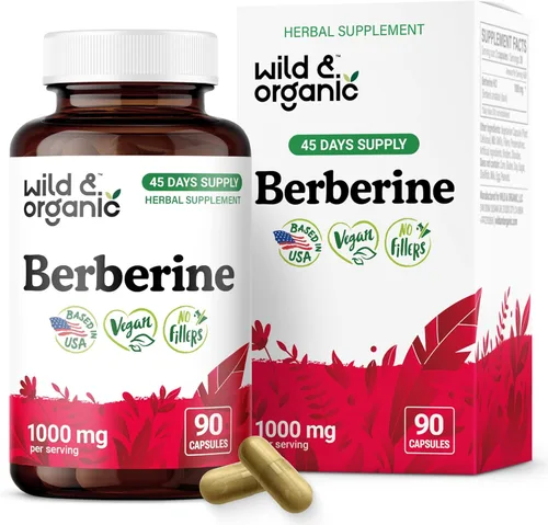 Miniatura 11 de Wild & Organic Berberina Suplemento Cápsulas 1000 mg