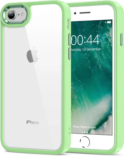 Miniatura 100 de HOOMIL Funda para iPhone 7 Plus/iPhone 8 Plus de 5.5 pulgadas, no amarillea, protección contra caídas, cubierta trasera dura transparente