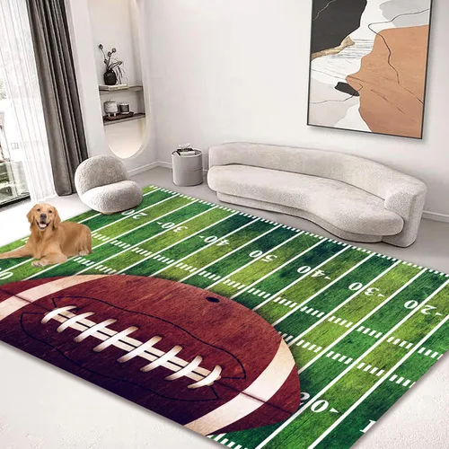 Miniatura 7 de Alfombra de área grande lavable de 5 x 6 pies para sala de estar, dormitorio, decoración del hogar, guitarra, música, instrumentos musicales