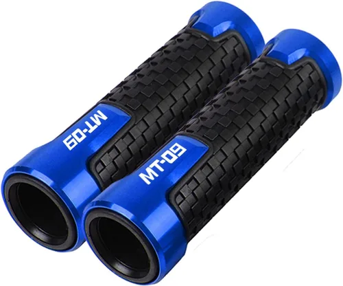 Miniatura 16 de Para Yamaha MT-09 FZ-09 2014 2015 2016 MT09 FZ09 MT FZ 09 Accesorios de motocicleta Manillar Grips Mano extremos Cap (Color : A Negro)