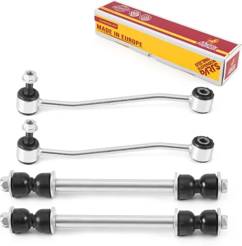 Metrix Premium Chassis Parts - Kit de 4 piezas de barra estabilizadora delantera y trasera con enlace de extremo de barra estabilizadora para Ford