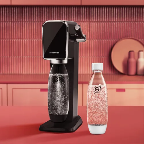 Miniatura 2 de SodaStream 1L Paquete doble de botellas delgadas aptas para lavavajillas (blanco)