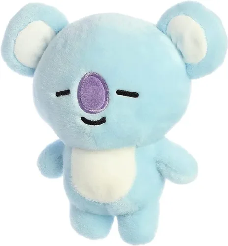 Aurora Lovable BT21 KOYA - Animal de peluche, diversión coleccionable, adorable lindura, azul, 9 pulgadas