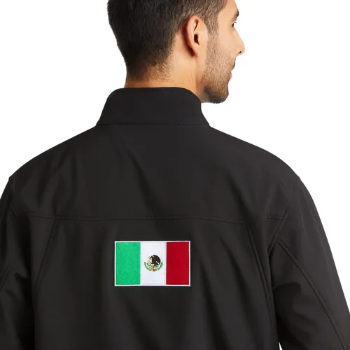 Miniatura 5 de Ariat Chaqueta Classic Team Softshell Mexico para hombre color negro