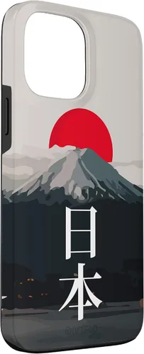 Miniatura 3 de Funda para iPhone 13 Pro Max Mt Fuji (Fujisan), Rising Sun y Kanji japonés