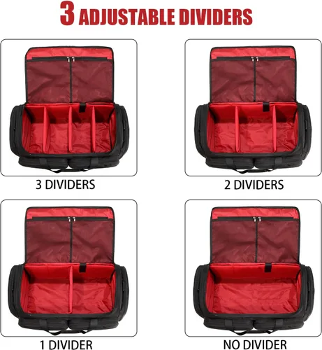 Miniatura 3 de Bolsa de deporte para zapatos de viaje, bolsa de lona para hombres y mujeres, gimnasio, deporte, equipaje, bolsa de transporte, divisor de bolsa