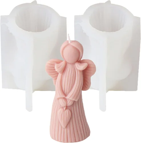 Miniatura 21 de Moldes de silicona para velas (paquete de 2 velas de erizo)
