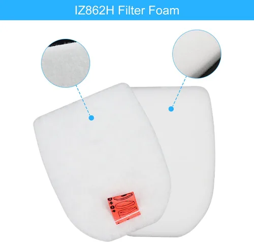 Miniatura 6 de Paquete de 6 filtros de repuesto para aspiradora inalámbrica Shark IZ862H Stratos, compatible con aspiradora vertical Shark IZ862H, incluye 2