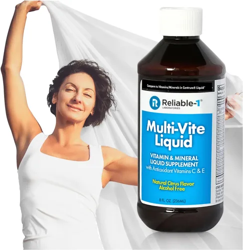 Reliable-1 Laboratories Multi-Vite Multivitamínico líquido para adultos Vitaminas líquidas Suplemento antioxidante para inmunidad, metabolismo y