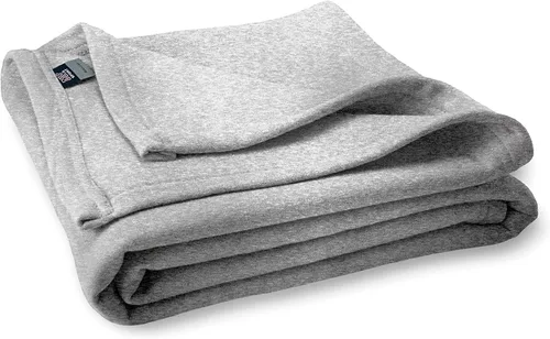 Miniatura 45 de MV Sport Manta Ligera Tipo Sudadera - Cálida y Acogedora, Transpirable de Vellón Tejido de Tamaño Grande, para Sofá, Cama, Viajes, Noches Frías