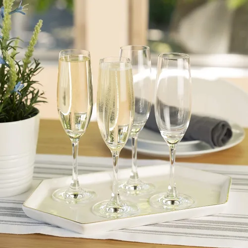 Miniatura 7 de Spiegelau Copas de Champán para Amantes del Vino, Juego Elegante de Copas de Champán de Cristal para Regalo, Perfecto para Prosecco, Rosa Espumoso
