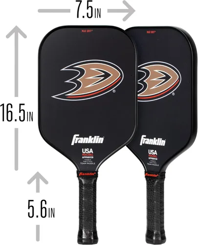Miniatura 3 de Franklin Sports Palas de pickleball del equipo de la NHL – Palas oficiales de pickleball con el logotipo del equipo de hockey de la NHL – Signature