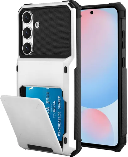 Miniatura 81 de Funda tipo cartera para Samsung Galaxy S22 Ultra con 4 ranuras para tarjetas de crédito a prueba de golpes, funda híbrida de protección reforzada