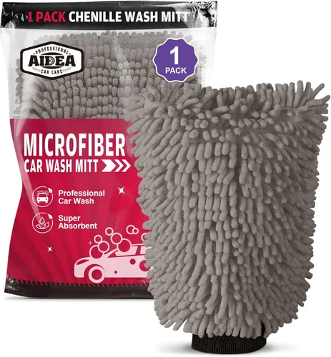 Miniatura 14 de AIDEA Manopla de Lavado de Coche de Microfibra-2PK, Sin Rayones y Sin Pelusas, Manopla de Lavado de Microfibra Chenille Premium-Azul Tamaño Regular