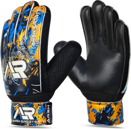 Miniatura 5 de Guantes de portero de fútbol, guantes de portero de fútbol para niños, jóvenes y adultos con fuerte agarre, protección para los dedos de 4mm