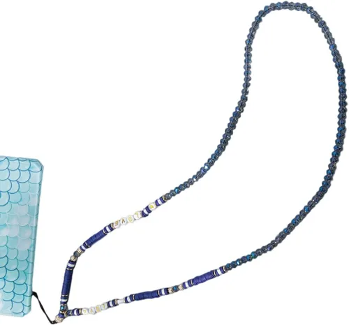Miniatura 24 de Beaded Phone Charm Lanyard Strap Crossbody Fixed Beads Pearl Neck Chain