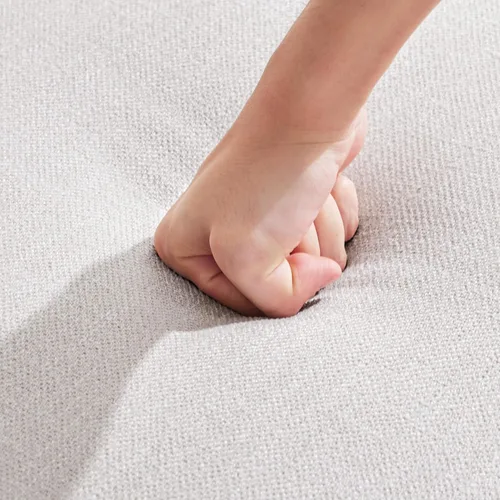 Miniatura 5 de HUIMO Silla de escritorio giratoria tapizada de tela copetuda de felpilla con ruedas, altura ajustable, silla clásica de tareas con patas de madera