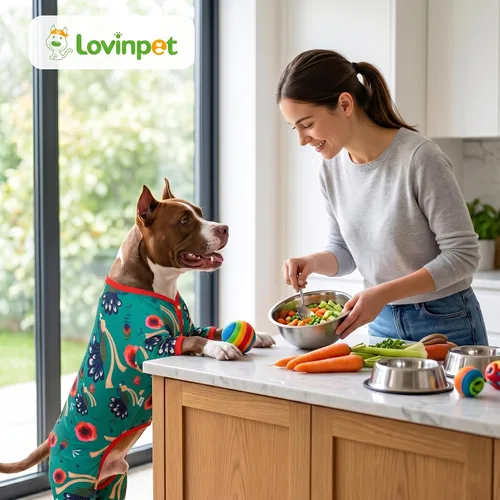 Miniatura 8 de LovinPet Pijama XL para perros grandes, camisa para aliviar la ansiedad de las mascotas, ropa de perro con protección UV, tela ligera y cómoda