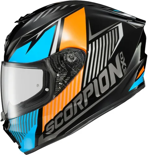 Miniatura 16 de ScorpionEXO R330 - Casco de motocicleta de cara completa con Pinlock Ready Shield Bluetooth con bolsillos para altavoces DOT ECE aprobado Bendr